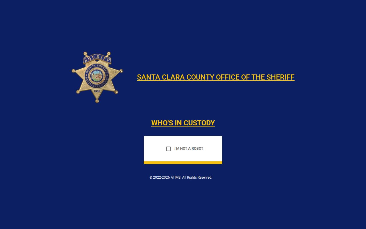 Campbell people search Santa Clara County inmate lookup